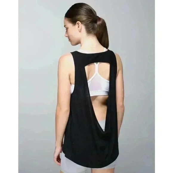 Lululemon Next to Nothing Black Tank, Size 12 - Picture 5 of 8